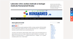 Desktop Screenshot of humanamed.ro